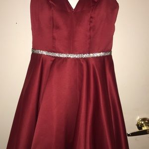 Red Homecoming dress from dancing queen